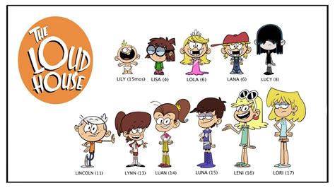 ages of the loud house|loud house oldest to youngest.